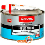 Шпатлевка с коротким стекловолокном Novol FIBER MICRO, 1,8кг